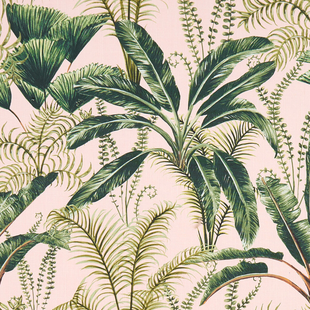 Majorelle Blush by Clarke And Clarke Designer Fabric CLARKE & CLARKE PRINCE OF PERSIA COTTON - 100% India HEAVY Horizontal: 27 and Vertical: 24.875 54.25 - Swanky Fabrics -