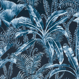 Clarke And Clarke Fabric Majorelle Velvet Midnight