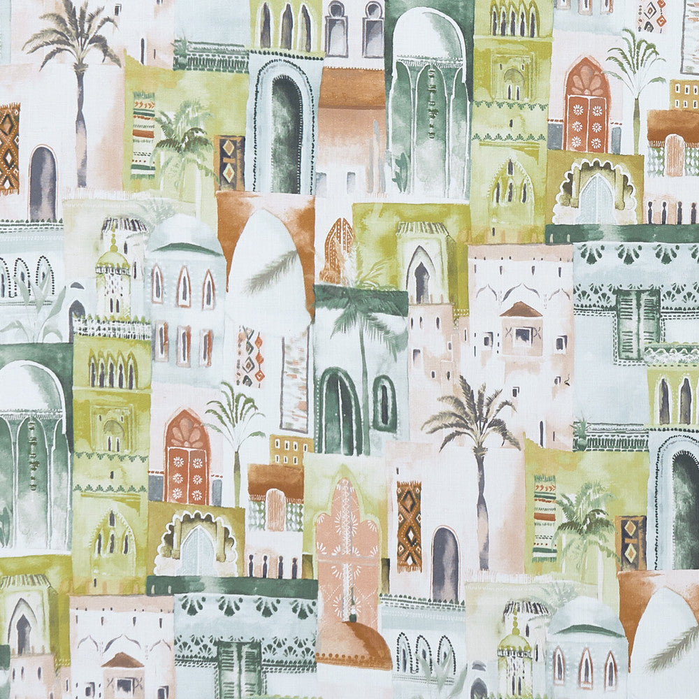 Marrakech Apple by Clarke And Clarke Fabric Clarke And Clarke Fabric Marrakech AppleFabric CLARKE & CLARKE PRINCE OF PERSIA COTTON - 100% India </p><p>Repeat: H: 26.75, V: 24.813 53.625 - Fabric Carolina -
