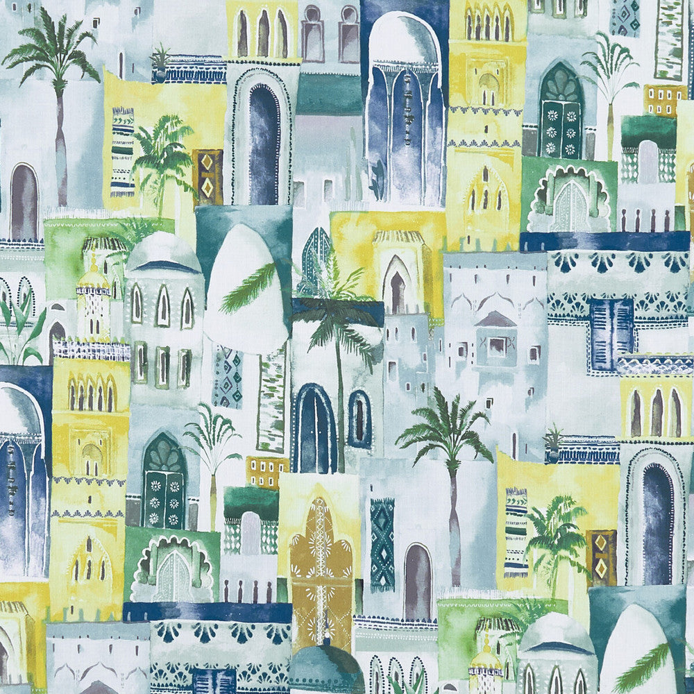 Marrakech Mineral by Clarke And Clarke Fabric Clarke And Clarke Fabric Marrakech MineralFabric CLARKE & CLARKE PRINCE OF PERSIA COTTON - 100% India </p><p>Repeat: H: 26.75, V: 24.813 53.625 - Fabric Carolina -