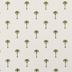 Clarke And Clarke Fabric Menara Metallic Olive