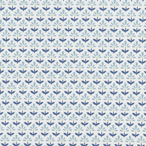 Clarke And Clarke Fabric Fleur Denim