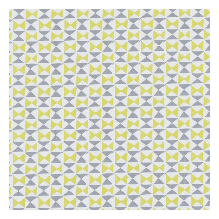 Orianna Chartreuse/Charcoal by Clarke And Clarke Designer Fabric CLARKE & CLARKE CO-ORDINATES COTTON - 100% Turkey MEDIUM Horizontal: 1.375 and Vertical: 1.625 54 - Swanky Fabrics -