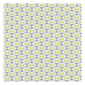 Clarke And Clarke Fabric Orianna Chartreuse/Charcoal