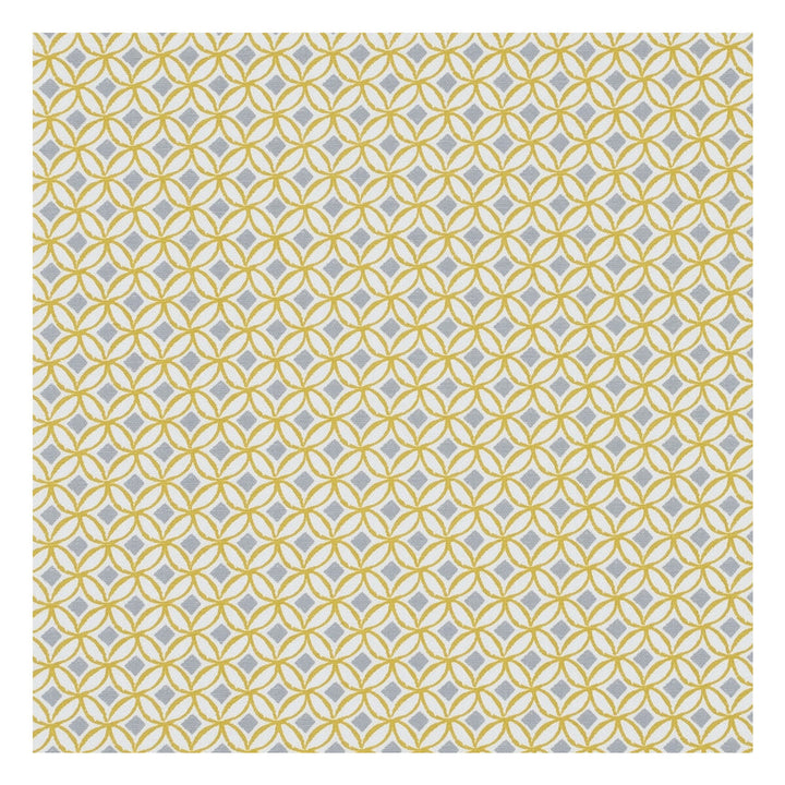Ortis Ochre by Clarke And Clarke Designer Fabric CLARKE & CLARKE CO-ORDINATES COTTON - 100% Turkey MEDIUM Horizontal: 1 and Vertical: 1.125 54 - Swanky Fabrics -
