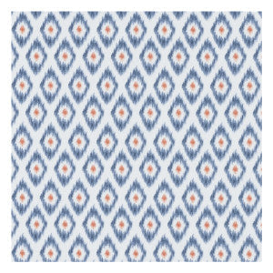 Clarke And Clarke Fabric Zora Denim/Spice