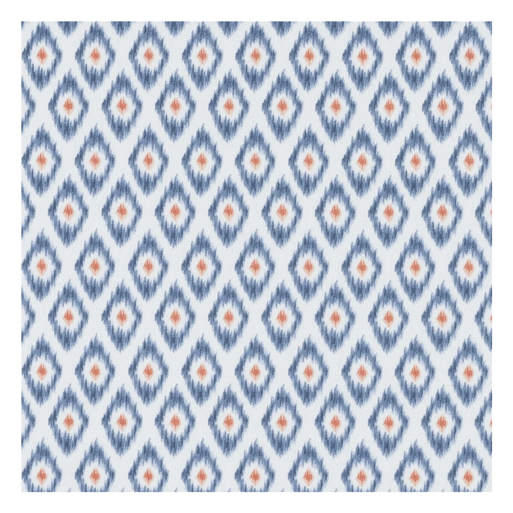 Zora Denim/Spice by Clarke And Clarke Fabric Clarke And Clarke Fabric Zora Denim/SpiceFabric CLARKE & CLARKE CO-ORDINATES COTTON - 100% Turkey </p><p>Repeat: H: 1.375, V: 2.875 54 - Fabric Carolina -