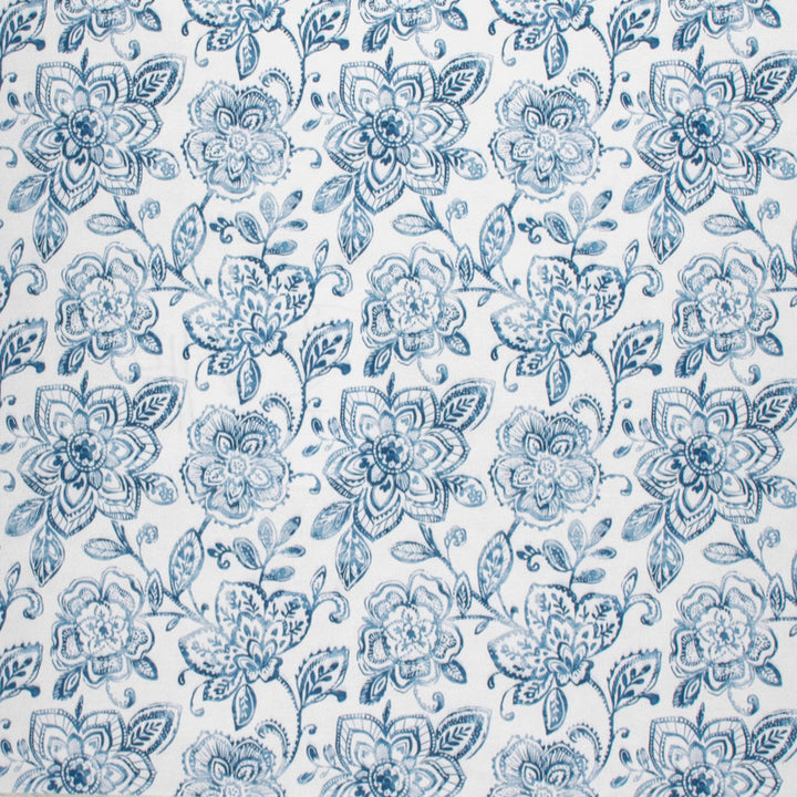 F1412 Denim by Greenhouse Designer Fabric 100% Polyester China 50,000 </p><p>Repeat: 13" H, 14" V 54" - Swanky Fabrics -