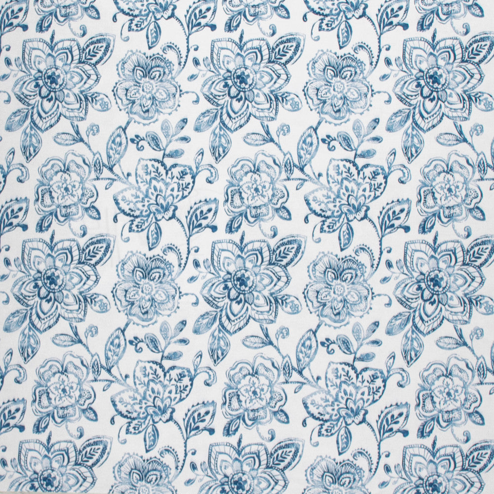 F1412 Denim by Greenhouse Designer Fabric 100% Polyester China 50,000 double rubs </p><p>Repeat: 13" H, 14" V 54" - Swanky Fabrics -