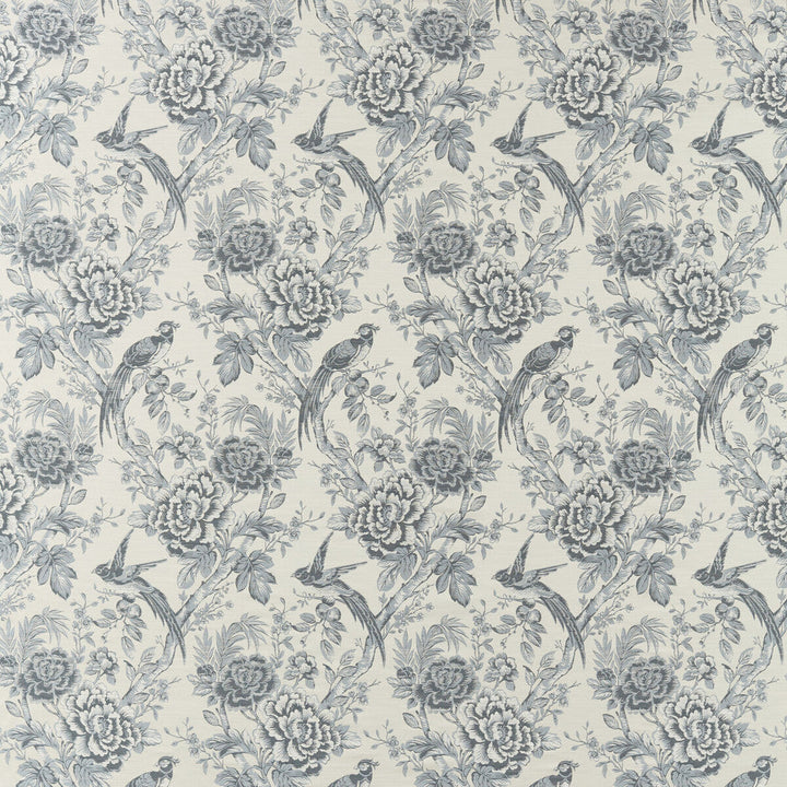Avium Denim by Clarke And Clarke Fabric Clarke And Clarke Fabric Avium DenimFabric CLARKE & CLARKE BOTANIST POLYESTER - 62%;COTTON - 38% India </p><p>Repeat: H: 14, V: 29.53 56 - Fabric Carolina -