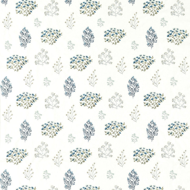 Floris Mineral/Denim by Clarke And Clarke Fabric Clarke And Clarke Fabric Floris Mineral/DenimFabric CLARKE & CLARKE BOTANIST POLYESTER - 52%;COTTON - 48% India </p><p>Repeat: H: 17, V: 25.6 51 - Fabric Carolina -