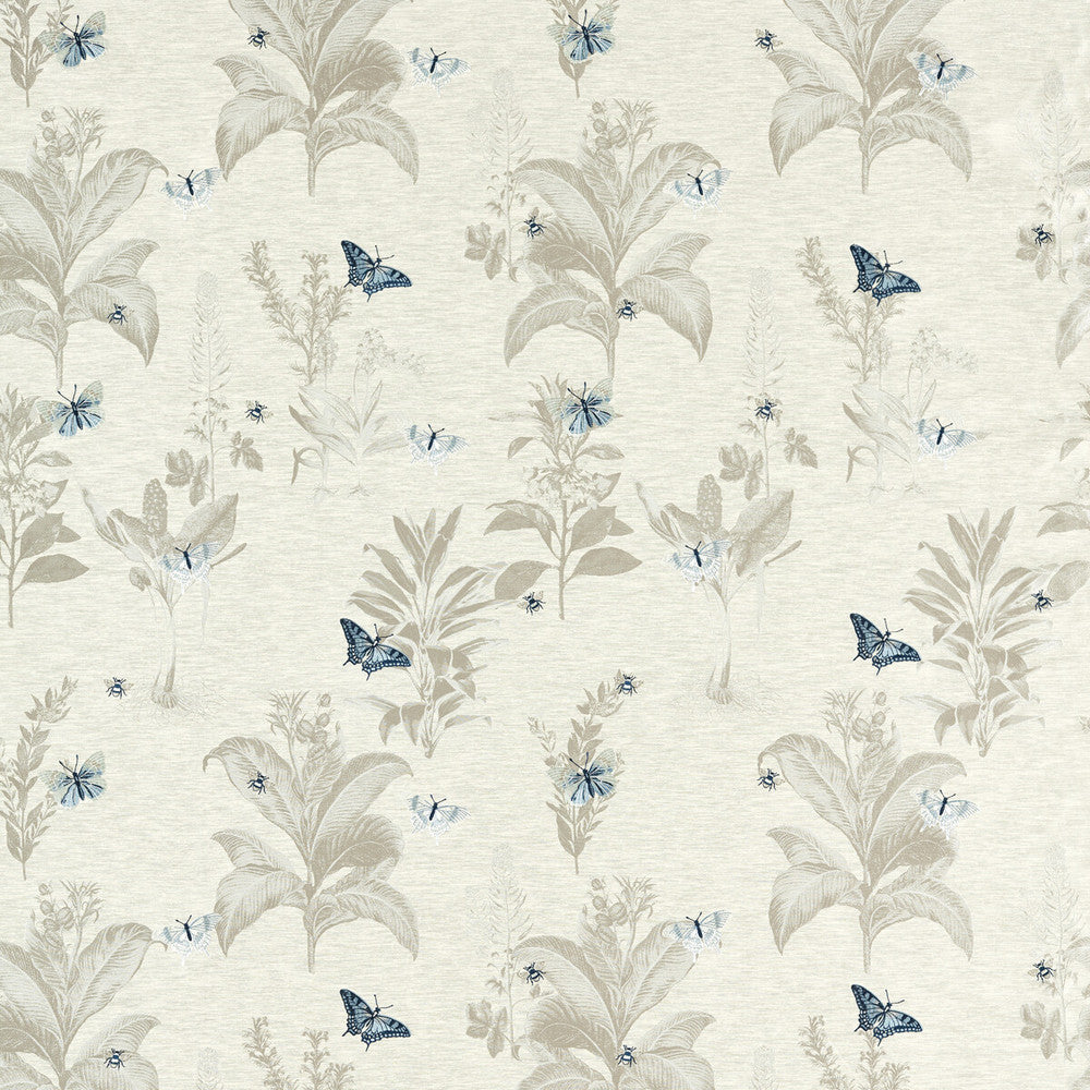 Monarch Mineral/Denim by Clarke And Clarke Fabric Clarke And Clarke Fabric Monarch Mineral/DenimFabric CLARKE & CLARKE BOTANIST POLYESTER - 61%;VISCOSE - 29%;LINEN - 10% India </p><p>Repeat: H: 27, V: 38.39 55 - Fabric Carolina -