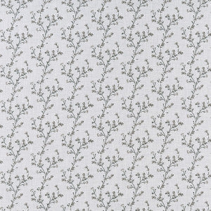 Clarke And Clarke Fabric Blossom Silver