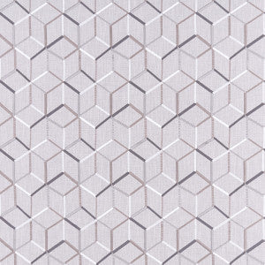 Clarke And Clarke Fabric Linear Silver