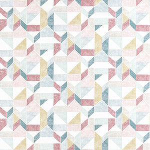 Clarke And Clarke Fabric Lanna Mineral/Blush