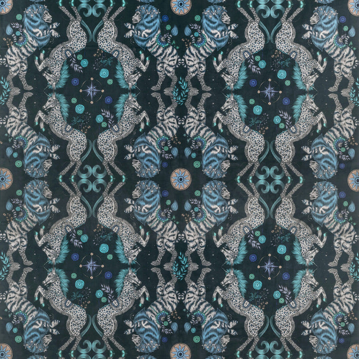 Caspian Velvet Navy by Clarke And Clarke Fabric Clarke And Clarke Fabric Caspian Velvet NavyFabric WILDERIE BY EMMA J SHIPLEY FOR C&C POLYESTER - 100% Spain </p><p>Repeat: H: 27, V: 25.12 55 - Fabric Carolina -