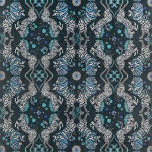 Clarke And Clarke Fabric Caspian Velvet Navy