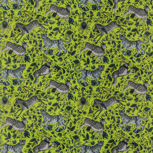 Clarke And Clarke Fabric Protea Velvet Lime