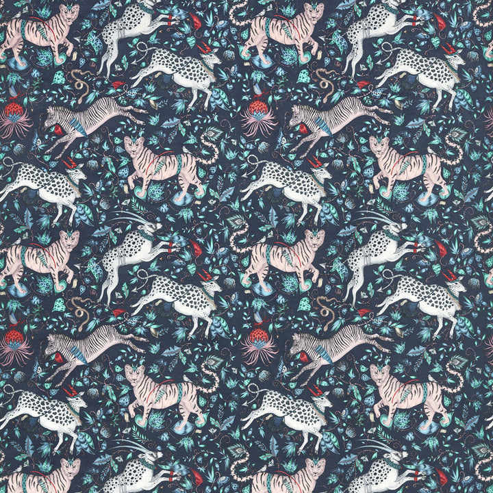 Protea Velvet Navy by Clarke And Clarke Fabric Clarke And Clarke Fabric Protea Velvet NavyFabric WILDERIE BY EMMA J SHIPLEY FOR C&C POLYESTER - 100% Spain </p><p>Repeat: H: 27, V: 25.36 55 - Fabric Carolina -