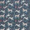 Clarke And Clarke Fabric Protea Velvet Navy