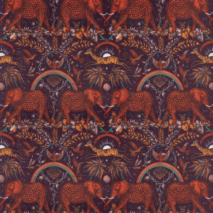 Zambezi Velvet Wine by Clarke And Clarke Fabric Clarke And Clarke Fabric Zambezi Velvet WineFabric WILDERIE BY EMMA J SHIPLEY FOR C&C POLYESTER - 100% Spain </p><p>Repeat: H: 27, V: 21.62 55 - Fabric Carolina -