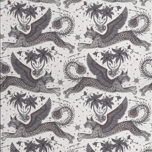 Clarke And Clarke Fabric Lynx Satin Nude