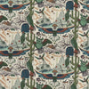 Clarke And Clarke Fabric Frontier Linen Green