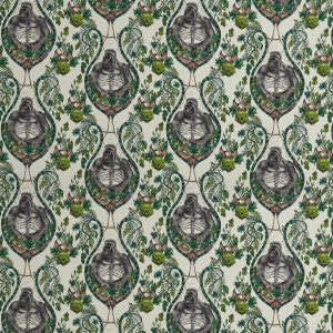 Clarke And Clarke Fabric Silverback Linen Nude