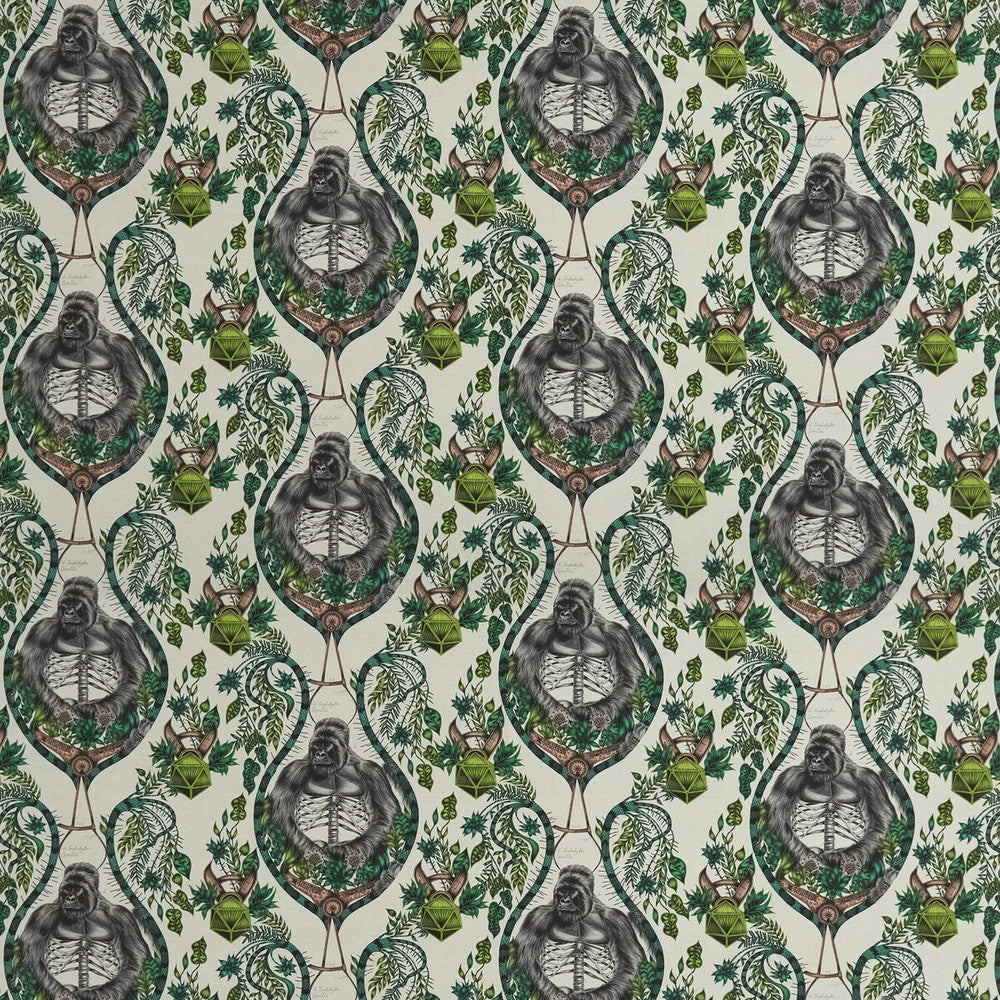 Silverback Linen Nude by Clarke And Clarke Designer Fabric WILDERIE BY EMMA J SHIPLEY FOR C&C COTTON - 60%;LINEN - 40% Spain HEAVY Horizontal: 27 and Vertical: 32.41 54 - Swanky Fabrics -