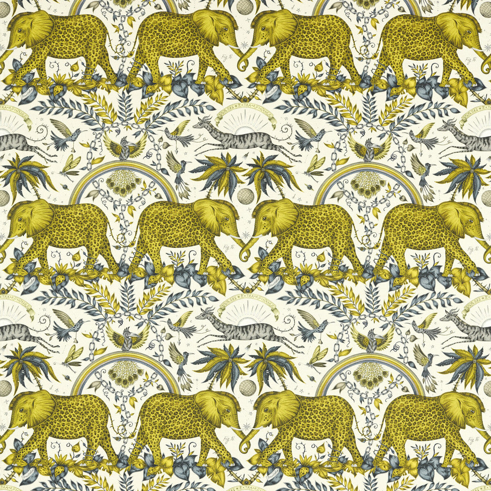 Zambezi Linen Gold by Clarke And Clarke Fabric Clarke And Clarke Fabric Zambezi Linen GoldFabric WILDERIE BY EMMA J SHIPLEY FOR C&C COTTON - 60%;LINEN - 40% Spain </p><p>Repeat: H: 27, V: 21.62 54 - Fabric Carolina -