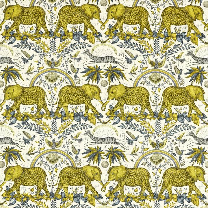 Zambezi Linen Gold by Clarke And Clarke Fabric Clarke And Clarke Fabric Zambezi Linen GoldFabric WILDERIE BY EMMA J SHIPLEY FOR C&C COTTON - 60%;LINEN - 40% Spain </p><p>Repeat: H: 27, V: 21.62 54 - Fabric Carolina -
