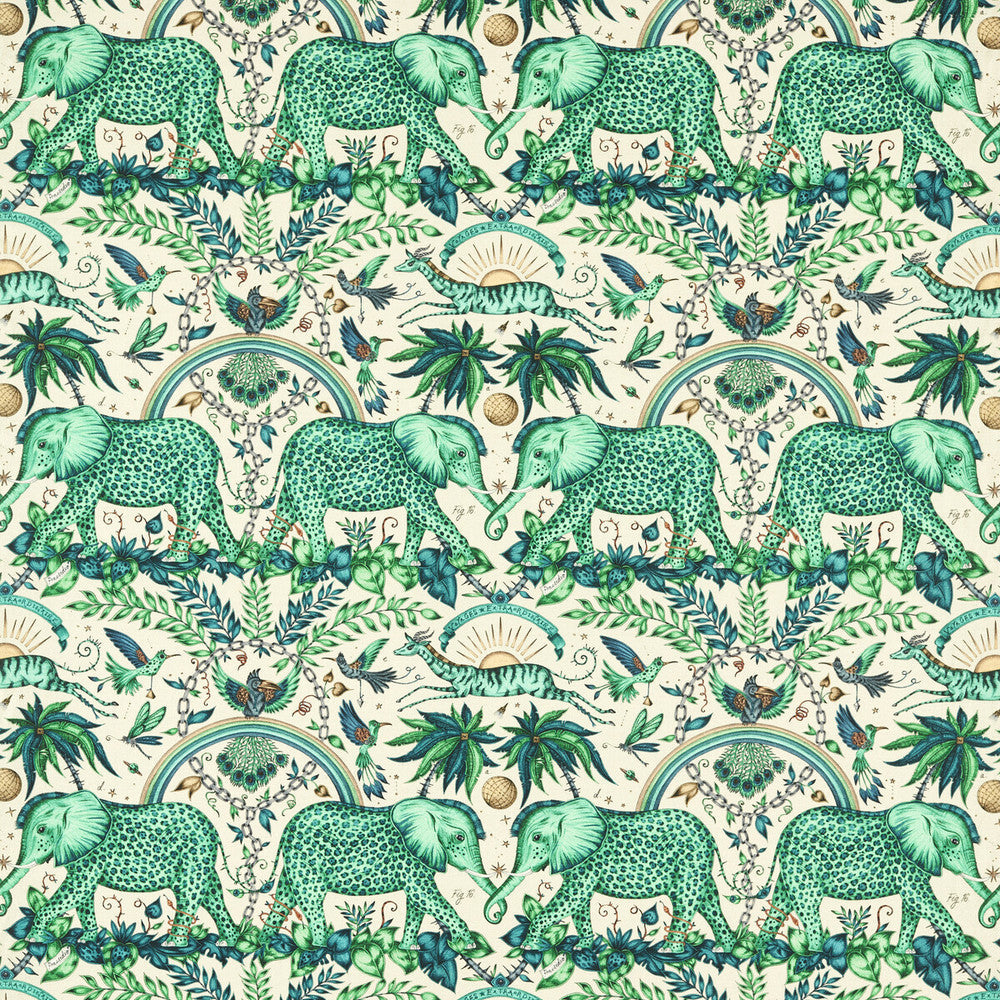 Zambezi Linen Green by Clarke And Clarke Fabric Clarke And Clarke Fabric Zambezi Linen GreenFabric WILDERIE BY EMMA J SHIPLEY FOR C&C COTTON - 60%;LINEN - 40% Spain </p><p>Repeat: H: 27, V: 21.62 54 - Fabric Carolina -