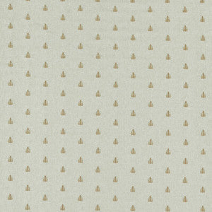 Clarke And Clarke Fabric Falena Linen/Gold