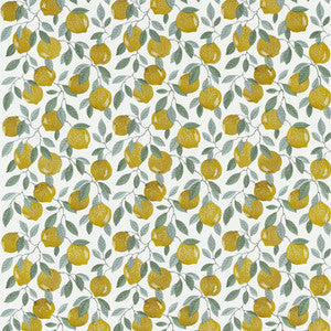 Clarke And Clarke Fabric Sicilian Lemon