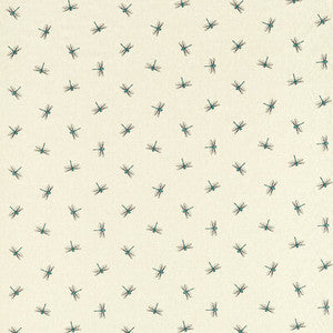 Clarke And Clarke Fabric Damsel Teal