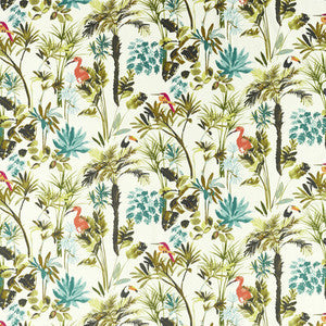 Clarke And Clarke Fabric Palm Sky
