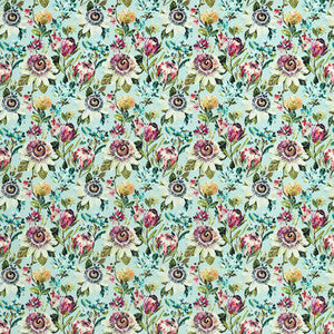 Clarke And Clarke Fabric Paradise Mineral Velvet