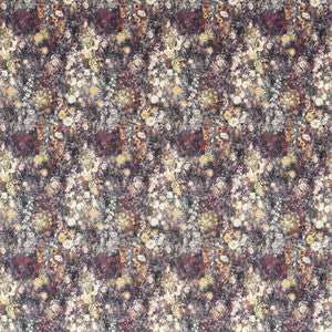 Clarke And Clarke Fabric Rosedene Raspberry/Ochre