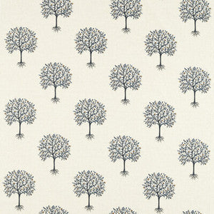 Clarke And Clarke Fabric Bergamot Denim/Midnight