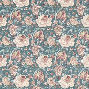 Clarke And Clarke Fabric Lucienne Teal
