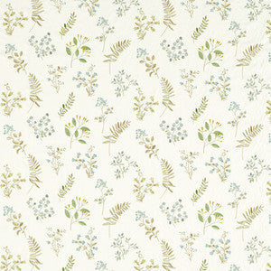 Clarke And Clarke Fabric Brigitte Apple/Mineral