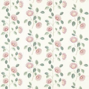 Clarke And Clarke Fabric Monique Blush/Raspberry