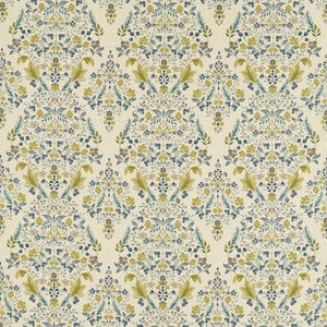 Clarke And Clarke Fabric Gawthorpe Mineral/Linen