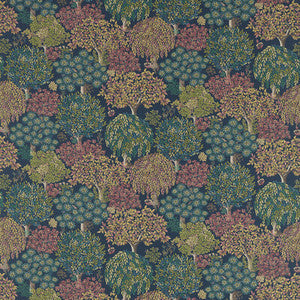 Clarke And Clarke Fabric Tatton Midnight