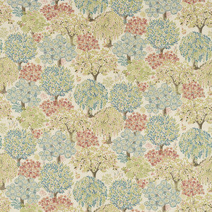 Clarke And Clarke Fabric Tatton Spice/Linen