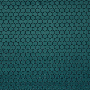 Clarke And Clarke Fabric Hexa Peacock