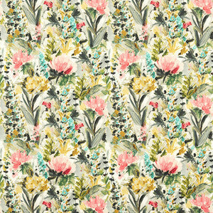 Clarke And Clarke Fabric Hydrangea Autumn F1576/01.CAC.0
