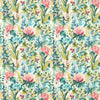 Clarke And Clarke Fabric Hydrangea Spice/Forest F1576/04.CAC.0