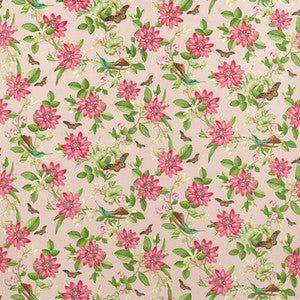 Clarke And Clarke Fabric Pink Lotus Blush Velvet