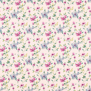 Clarke And Clarke Fabric Serena Damson F1593/01.CAC.0